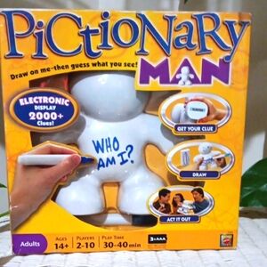 Pictionary Man Electronic Game Ages 14 + like new